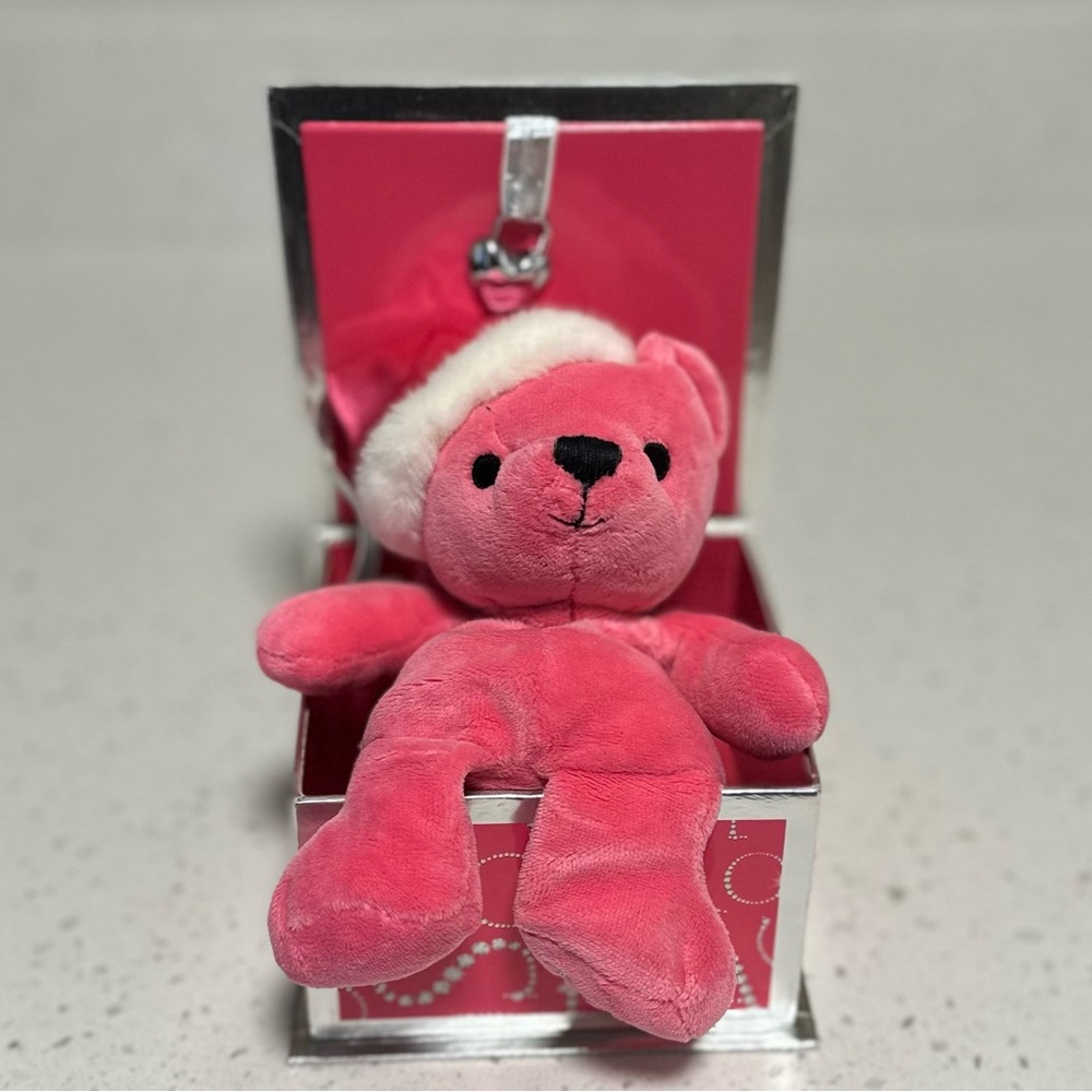 Rare Vintage Victoria’s Secret Hot Pink Sexy Teddy in a Box Display Prop